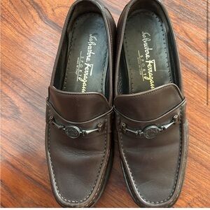 Salvatore Ferragamo Brown Loafers